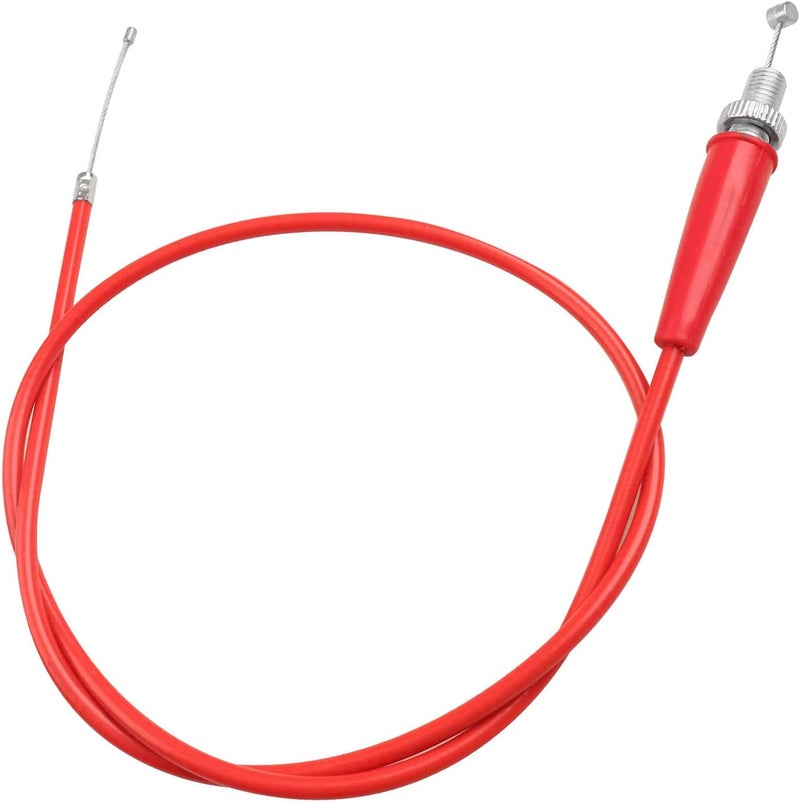 HOLATO 36'' Throttle Cable for SSR70 SSR110 SSR125 50cc 70cc 110cc 125cc Tao Tao DB14 DB24 DB27 Baja Dirt Runner DR70 DR90 DR125 Apollo RFZ XR50 XR70 Coolster Roketa Chinese Pit Dirt Bike Motor Red - Image 1
